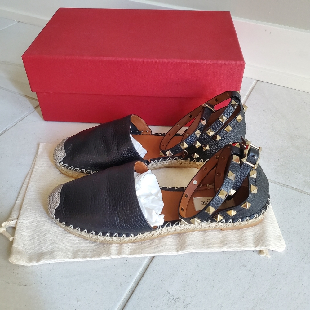 NEW Authentic Valentino rockstud espradrilles (7)